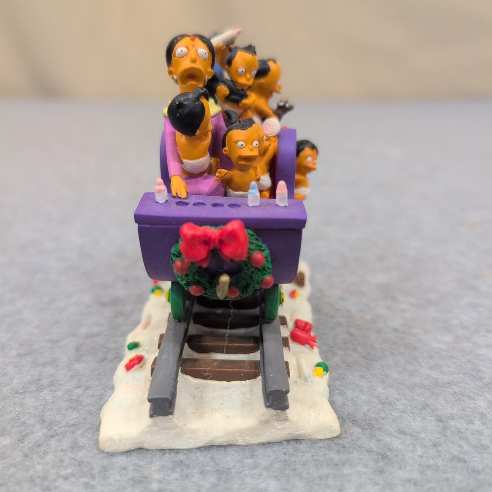 The Simpsons Christmas Express Nahasapeemapetilons Family Daycare Figurine 2004 - Picture 2 of 5